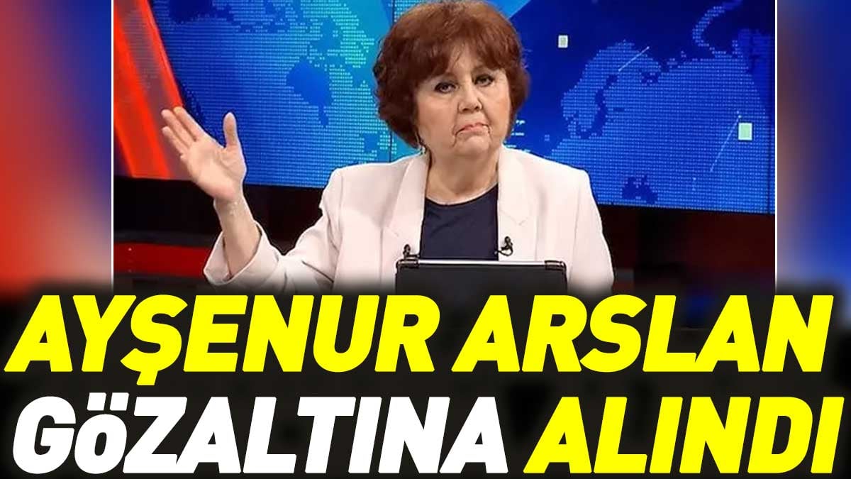 Ayşenur Arslan gözaltına alındı