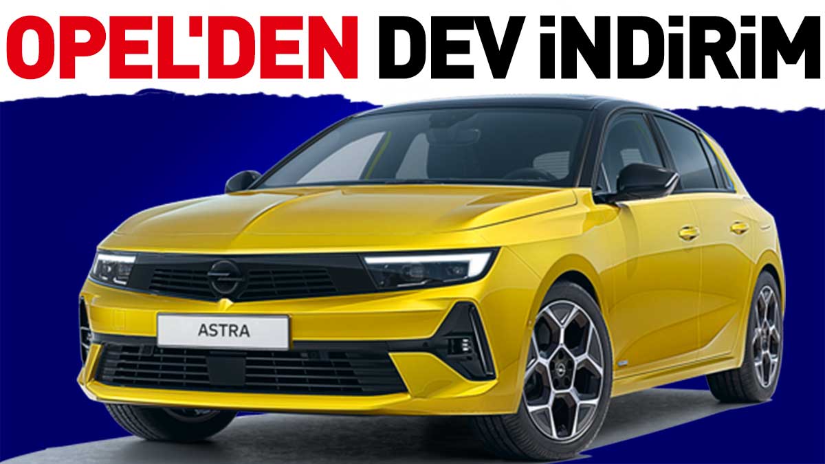 Opel'den dev indirim