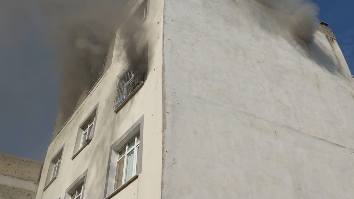 Kilis’te ev yangını: 1 yaralı