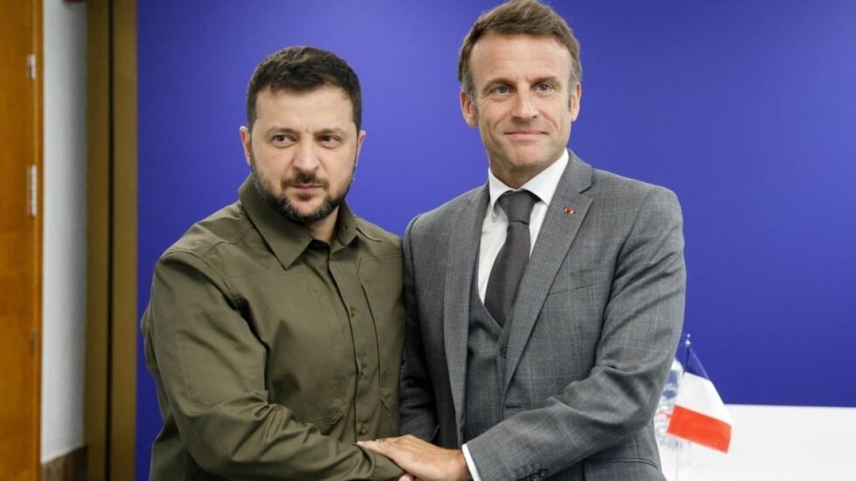 Macron ve Zelenskiy 'tahıl' meselesini görüştü