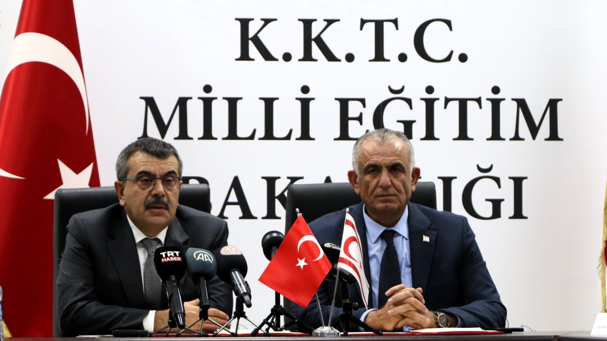 Milli Eğitim Bakanı Tekin, KKTC'li mevkidaşı Çavuşoğlu ile görüştü