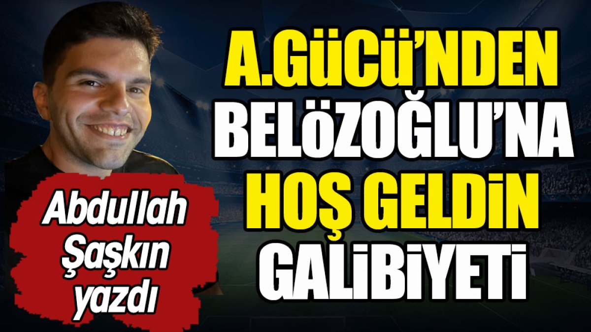 Ankaragücü'nden Emre Belözoğlu'na 'Hoş geldin' galibiyeti