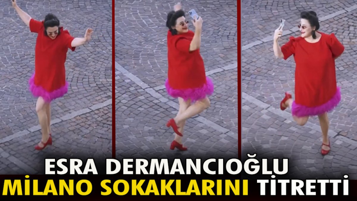 Esra Dermancıoğlu Milano sokaklarını titretti