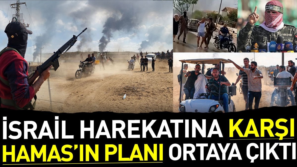 İsrail harekatına karşı HAMAS'ın planı ortaya çıktı