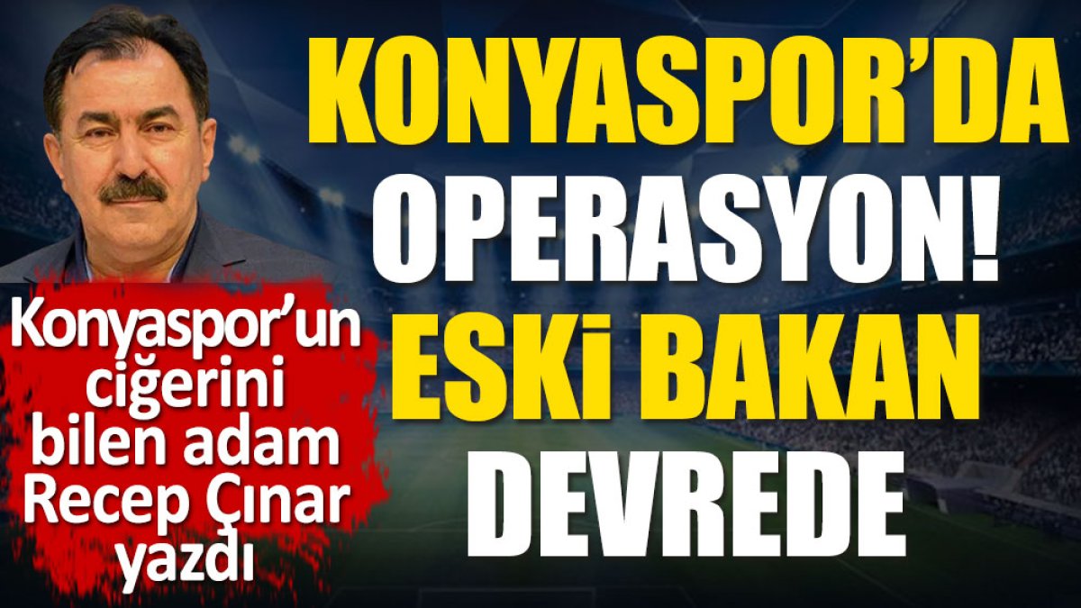 Konyaspor'da operasyon! Murat Kurum ve Büyükşehir Belediye Başkanı devrede