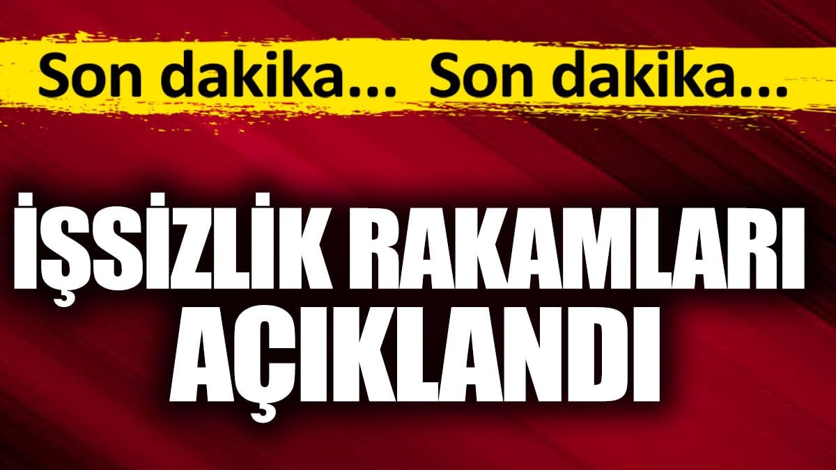 İşsizlik TÜİK'e göre yüzde 9,2'ye düştü