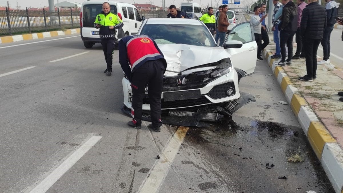 Van'da trafik kazası