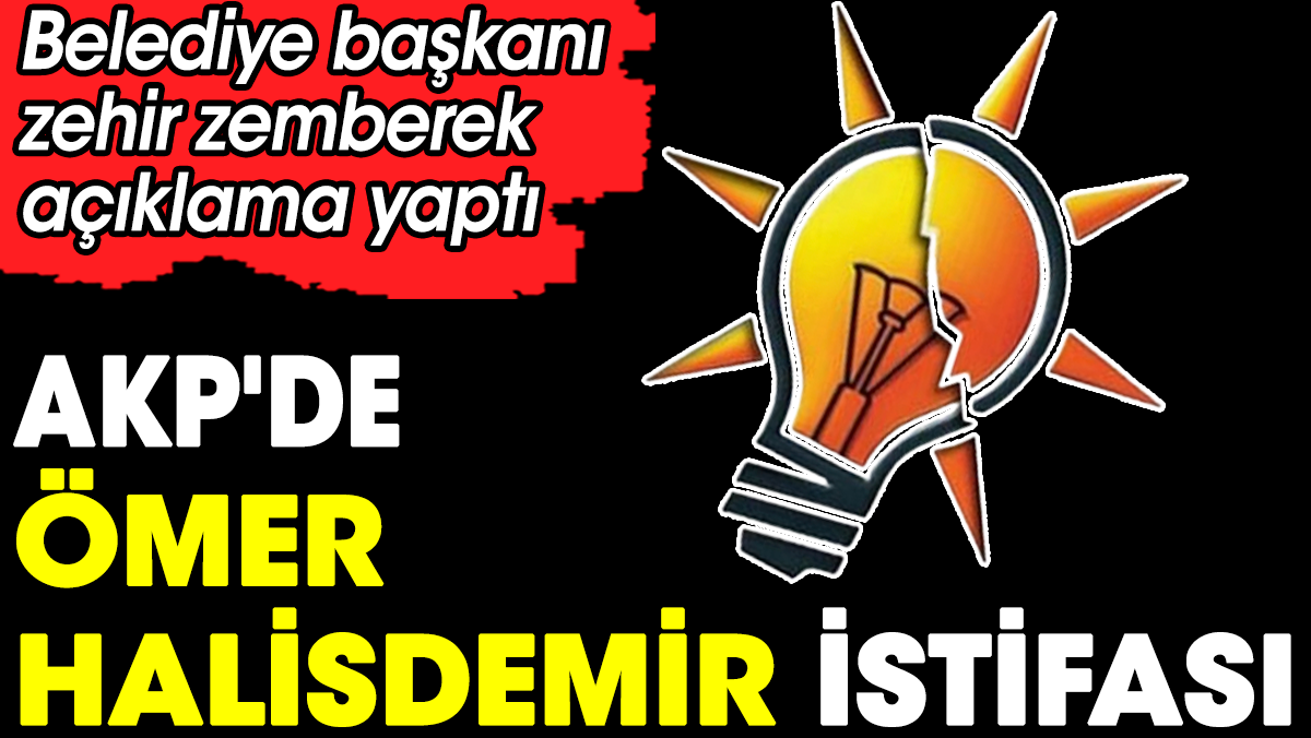 AKP'de Ömer Halisdemir istifası. Belediye başkanı zehir zemberek açıklama yaptı