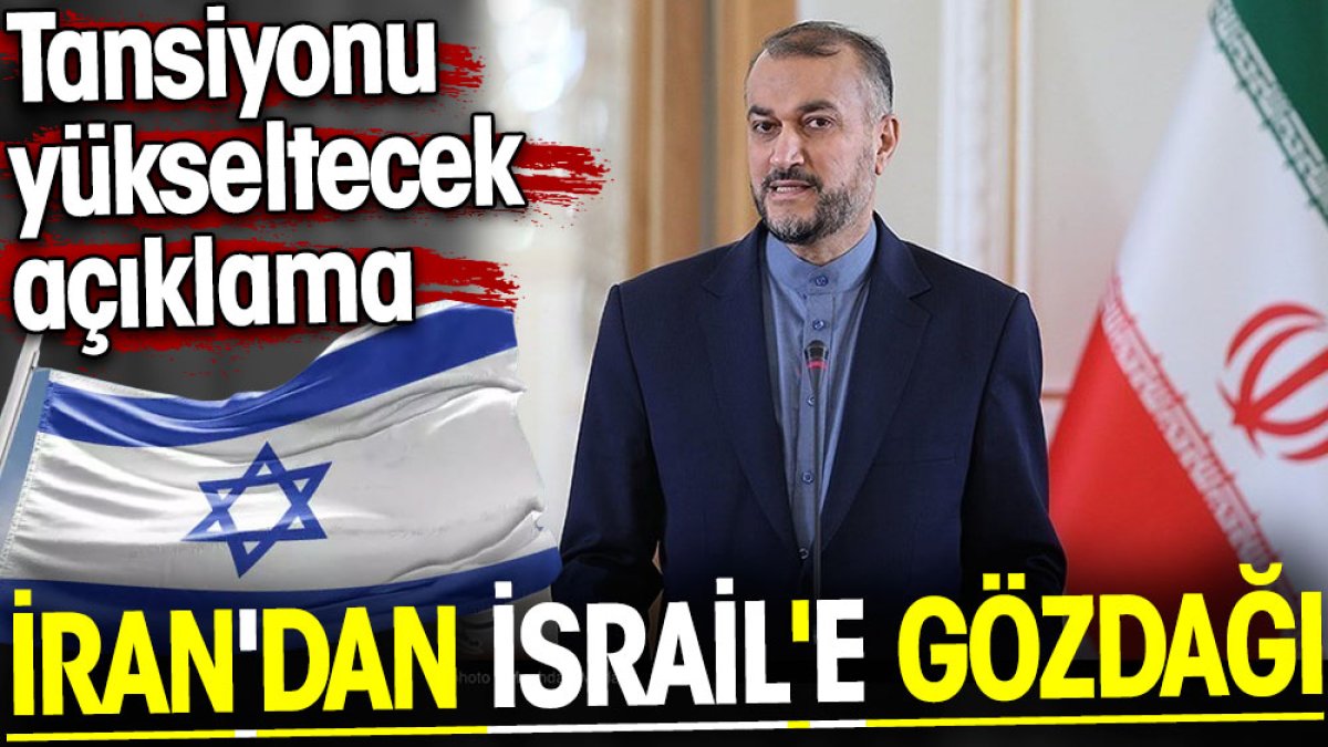 İran'dan İsrail'e gözdağı. Tansiyonu yükseltecek açıklama