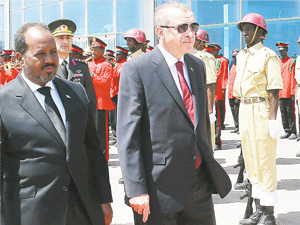 Erdoğan’a Somali’de “Diriliş”li karşılama