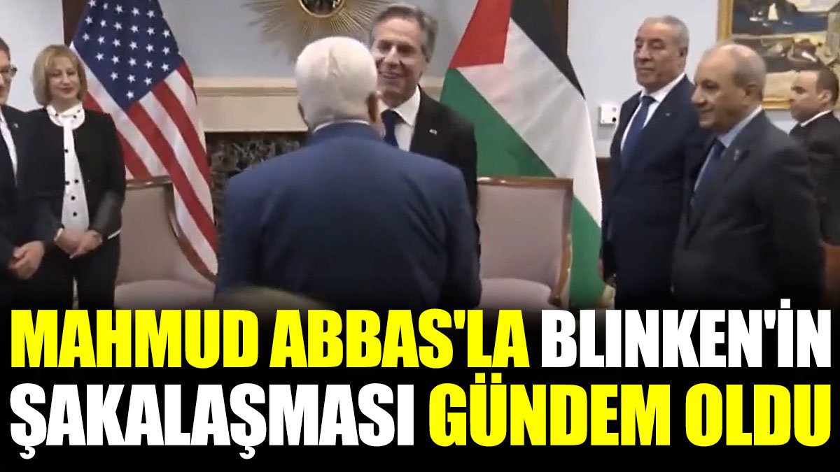 Mahmud Abbas'la Blinken'in şakalaşması gündem oldu