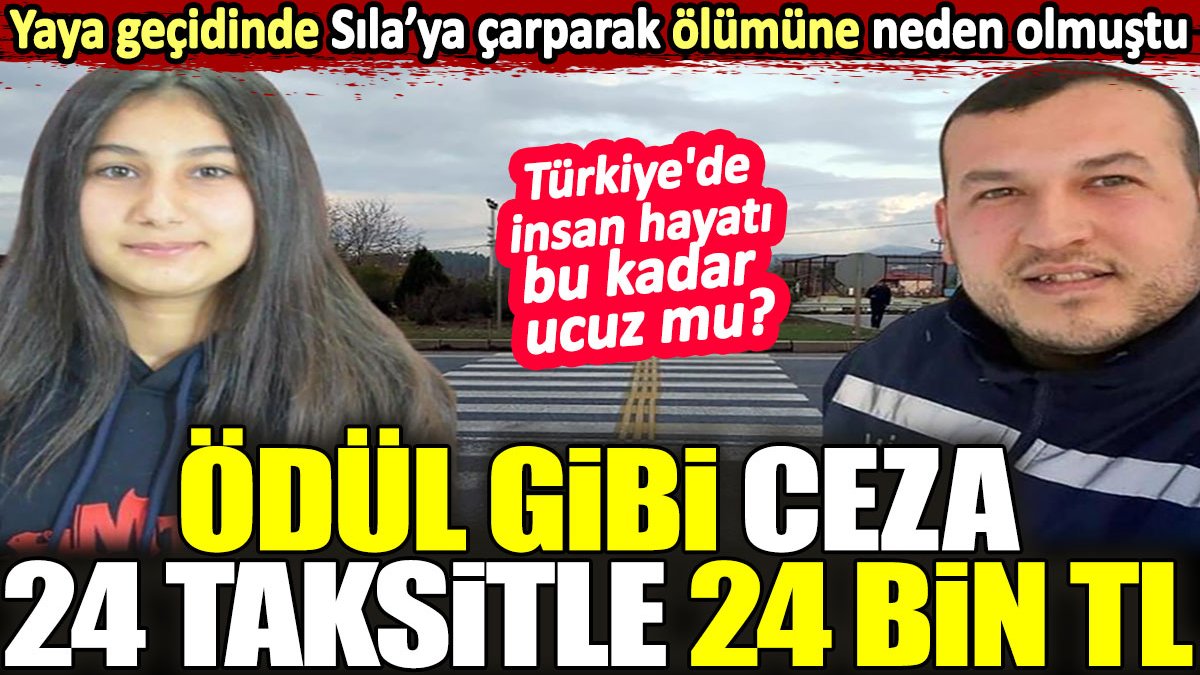 Yaya geçidinde Sıla'ya çarpıp öldüren sürücüye ödül gibi ceza: 24 taksitle 24 bin 300 lira. Türkiye'de insan hayatı bu kadar ucuz mu?