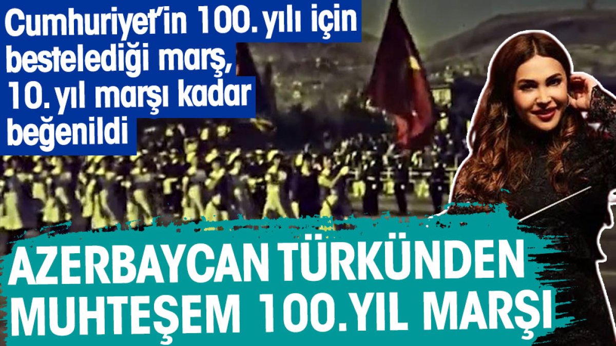 Azerbaycan Türkü Turan Manafzade'den muhteşem 100. yıl marşı. Cumhuriyet’in 100. yılı için bestelediği marş 10. yıl marşı kadar beğenildi