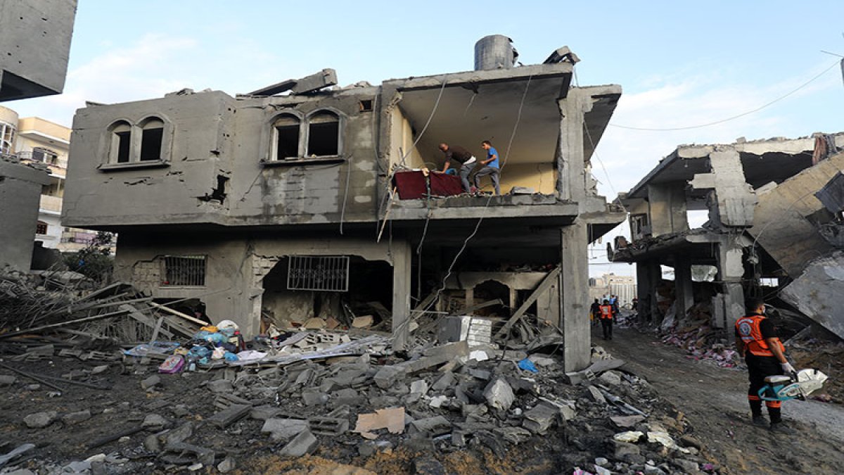 Gazze'de can kaybı 4 bin 13'ye yükseldi