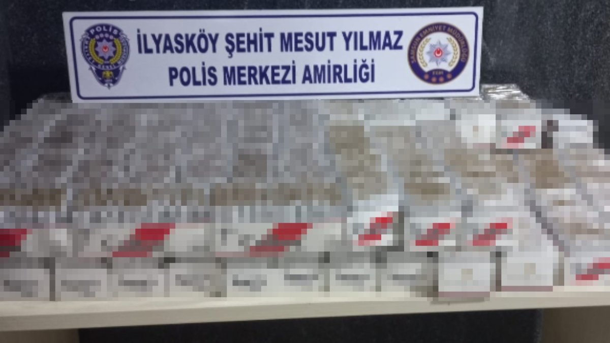 Samsun'da 21 bin 320 paket kaçak sigara ele geçirildi