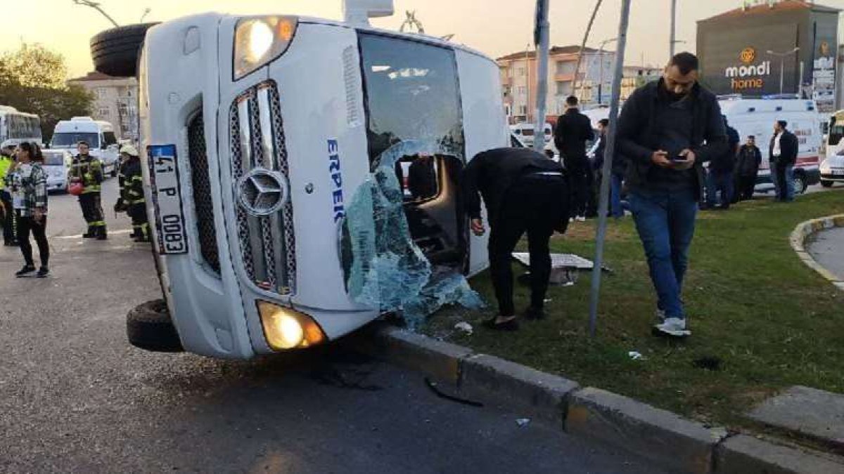 Gebze’de trafik kazası: 11 yaralı