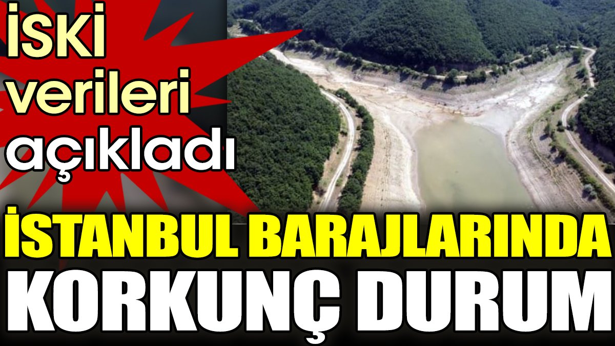 İSKİ verileri açıkladı. İstanbul barajlarında korkunç durum