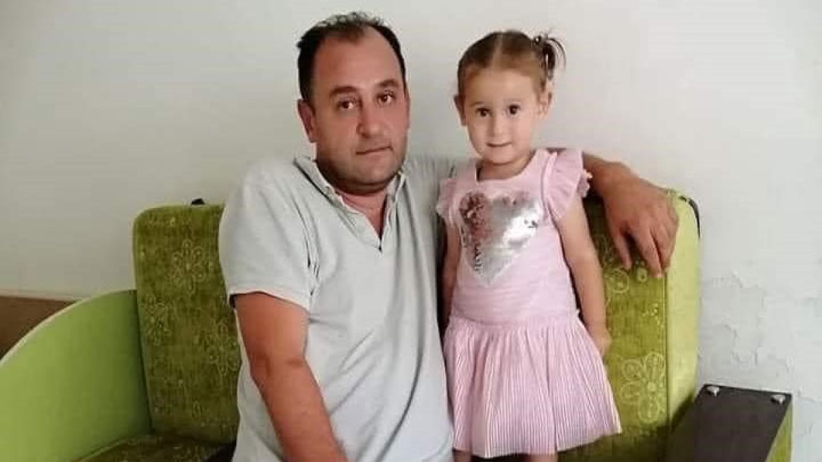 Baba ve 5 yaşındaki kızı kazada hayatını kaybetti