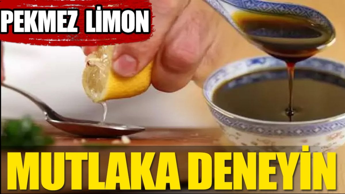 Pekmez ve limon karışımının yararları neler?