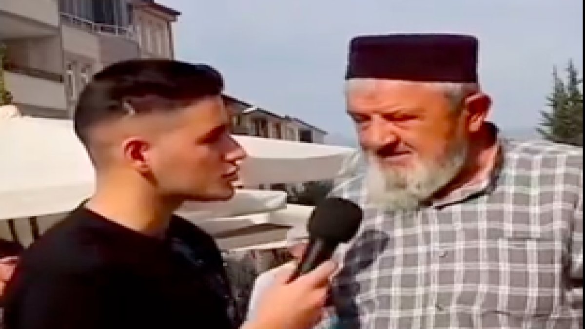 Sokak röportajına yapılan edit gündem oldu: Filistin'e seve seve giderim deyip sonra yan çizen adam