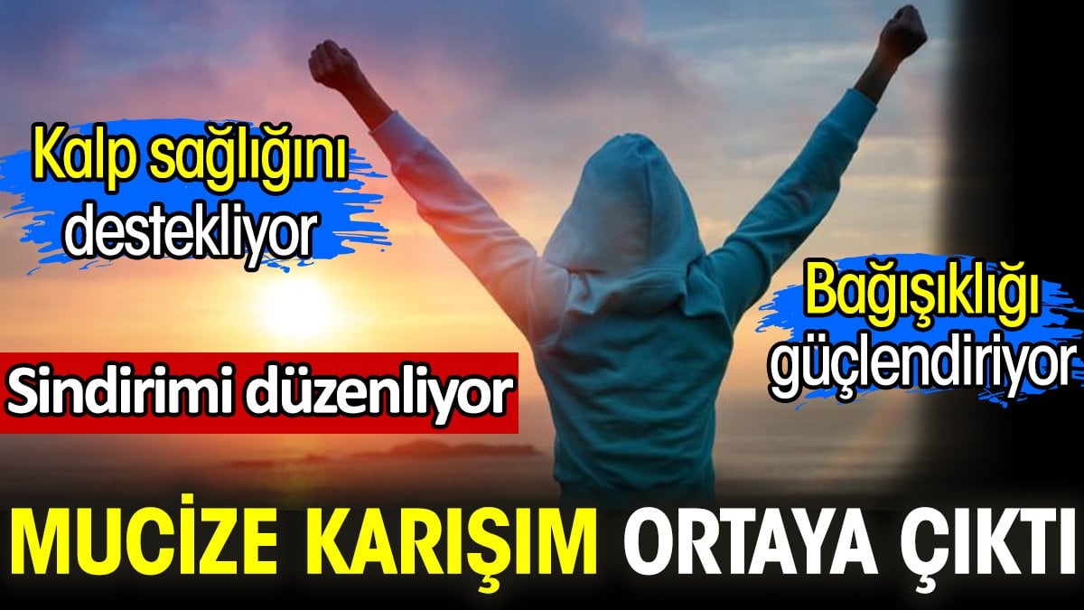 Mucize karışım ortaya çıktı. Kalp sağlığını destekliyor. Sindirimi düzenliyor. Bağışıklığı güçlendiriyor