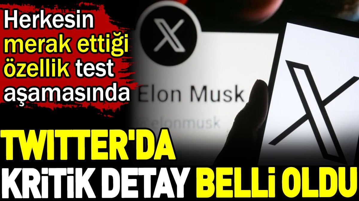 Twitter'da kritik detay belli oldu. Herkesin merak ettiği özellik test aşamasında