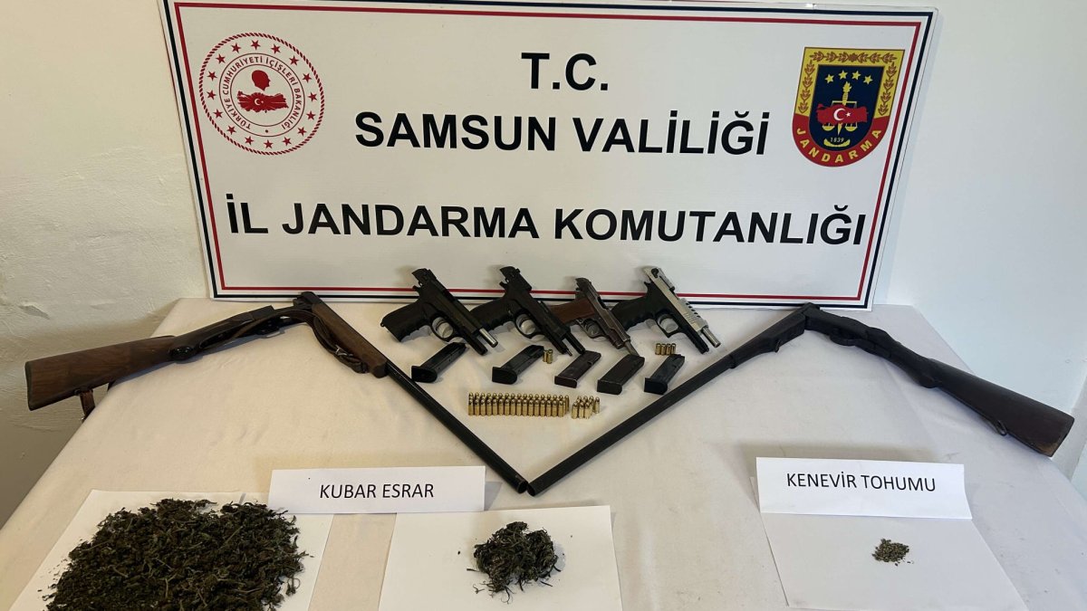 Samsun'da uyuşturucu operasyonu: 4 şüpheli gözaltına alındı