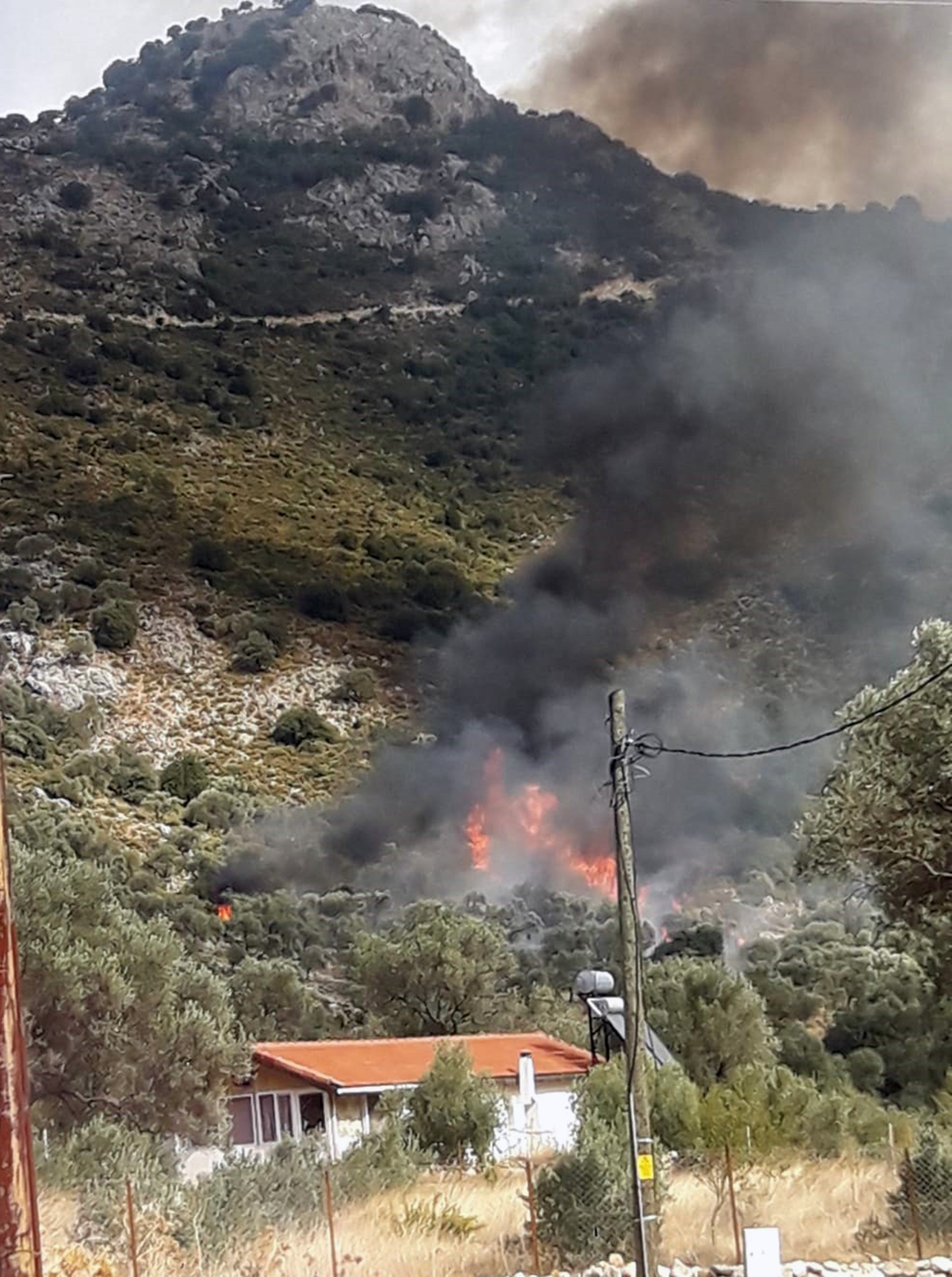 Muğla'daki orman yangını söndürüldü