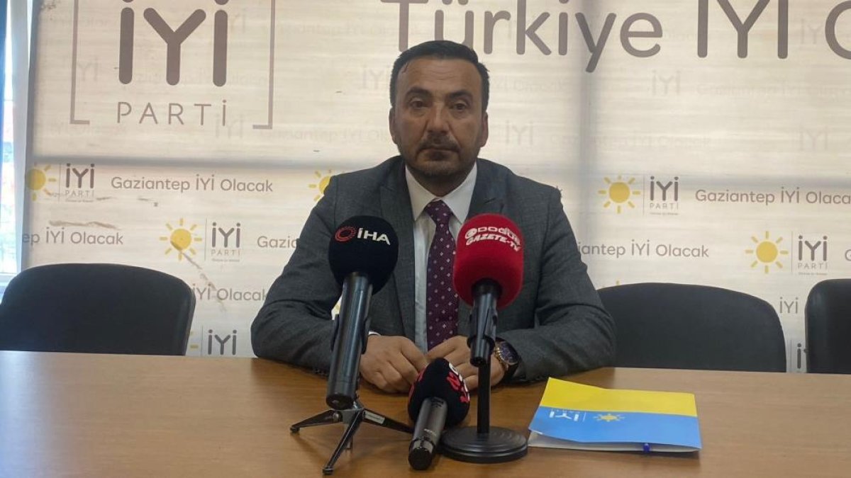 İYİ Parti Gaziantep İl Başkanı görevinden istifa etti