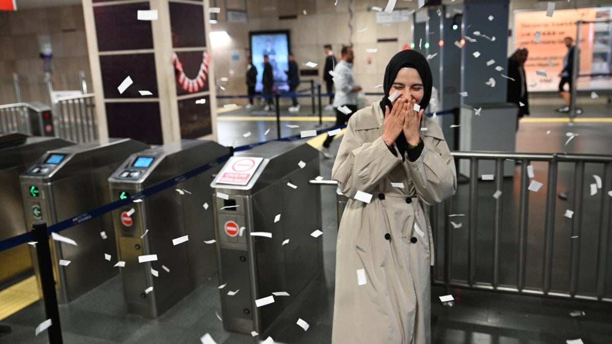 İstanbul'da raylı sistem kullanımında tarihi rekor