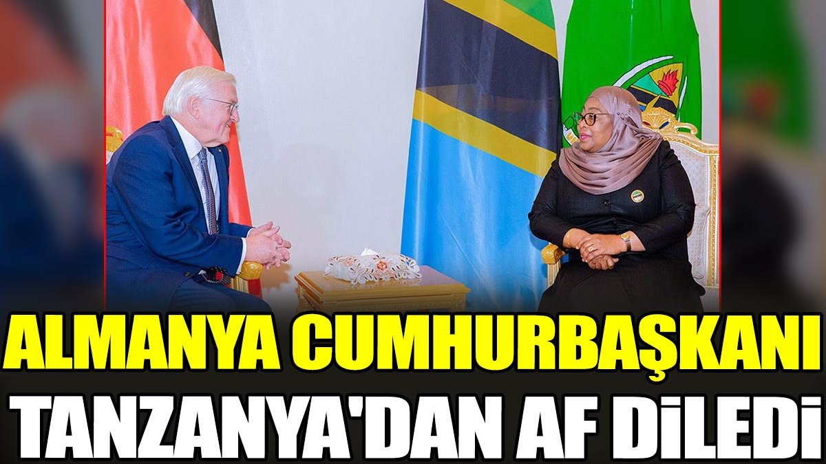 Almanya Cumhurbaşkanı Tanzanya'dan af diledi