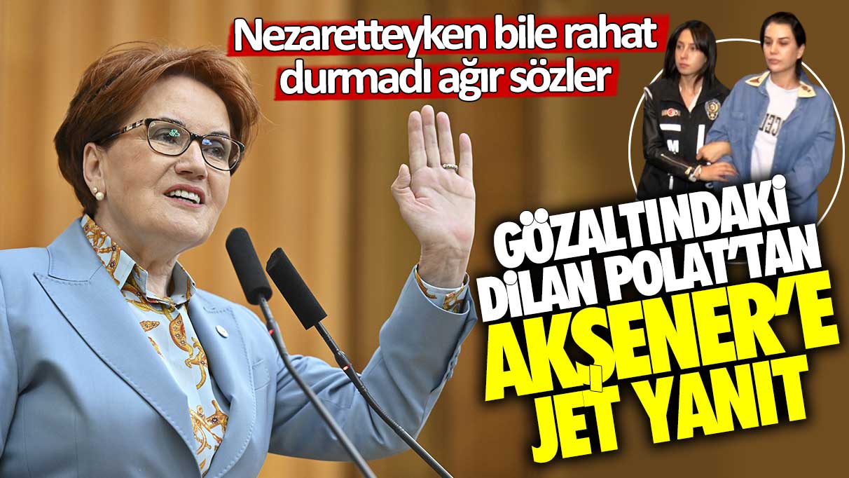 Gözaltındaki Dilan Polat'tan Meral Akşener'e jet yanıt