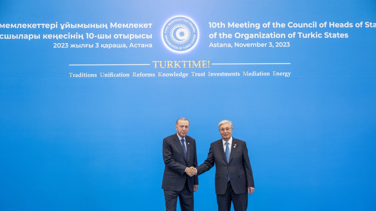 Cumhurbaşkanı Erdoğan Türk Devletleri Teşkilatı Zirvesi’ne katıldı