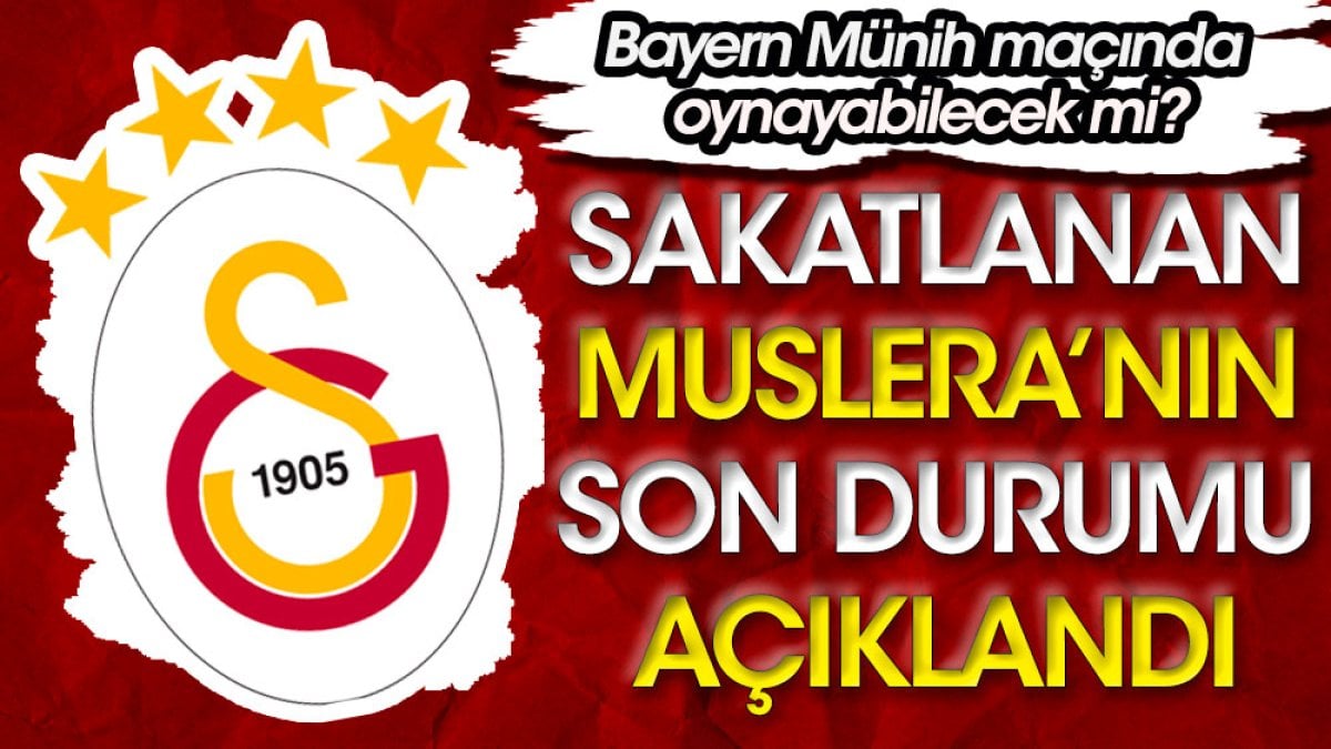 Muslera'dan kötü haber. Galatasaray resmen açıkladı