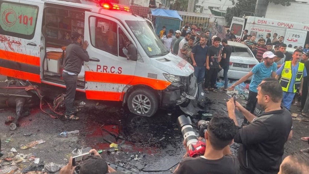 İsrail’in ambulans saldırısında 15, okul saldırısında 20 can kaybı