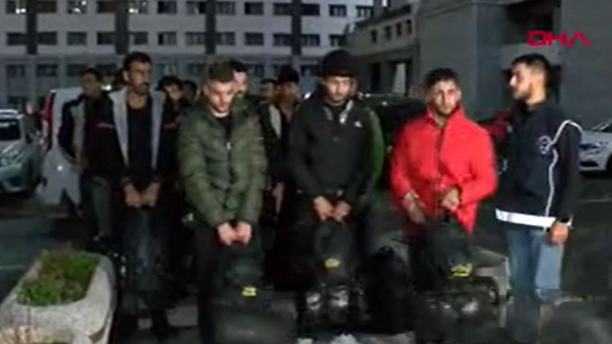 Başakşehir'de operasyon. 20 kaçak göçmen yakalandı