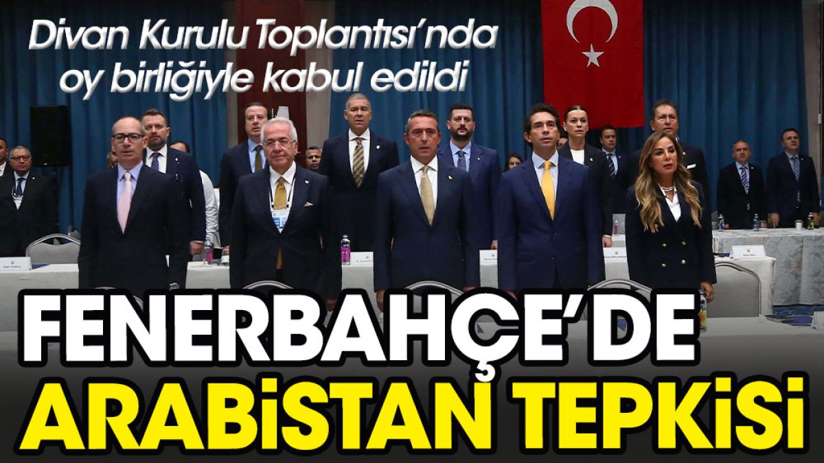 Fenerbahçeli üyeler Süper Kupa için ayaklandı. Oy birliğiyle karar açıklandı