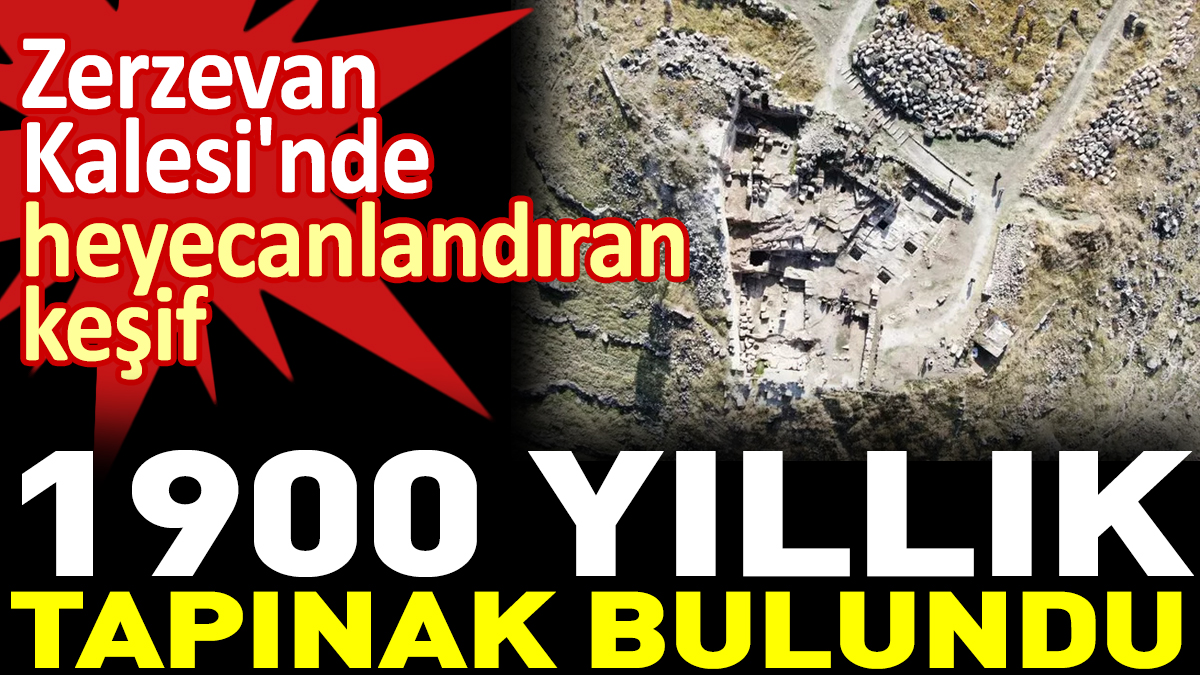 Zerzevan Kalesi'nde heyecanlandıran keşif: Bin 900 yıllık tapınak bulundu