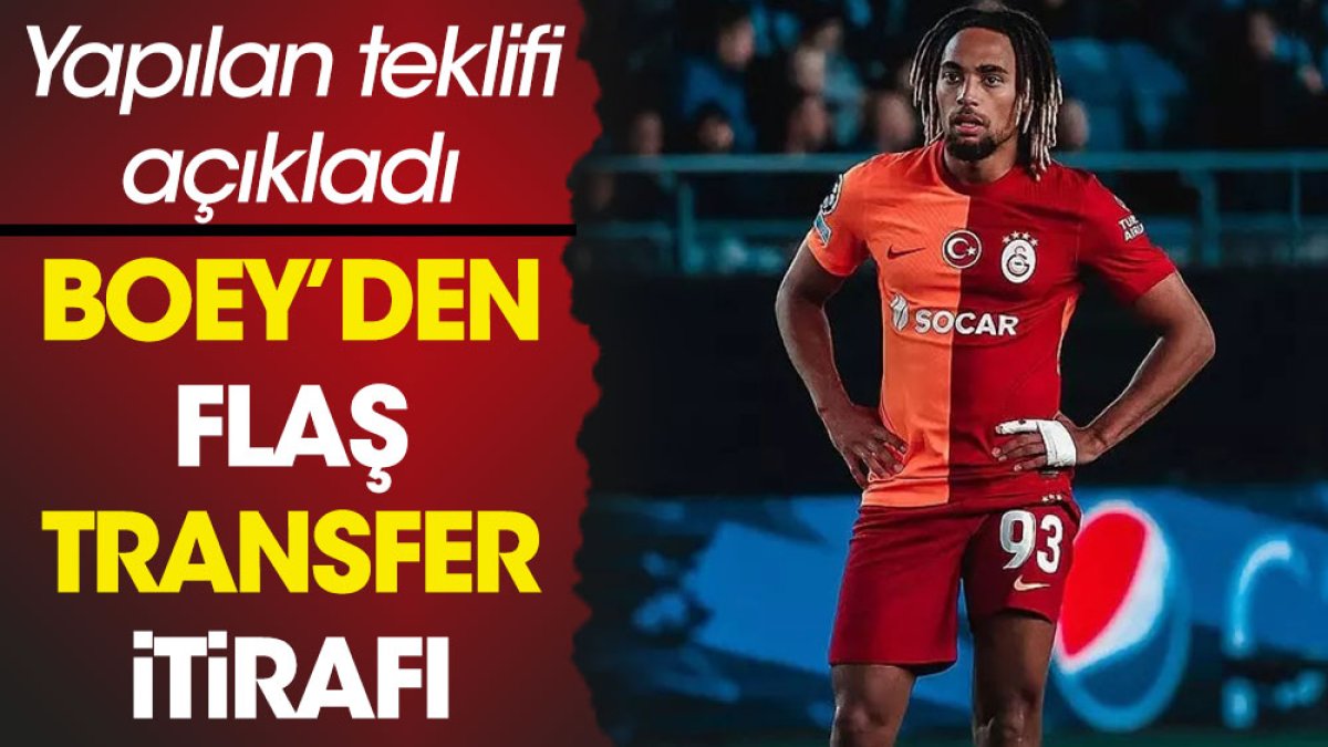 Sacha Boey'den flaş transfer itirafı. Yapılan görüşmeyi açıkladı