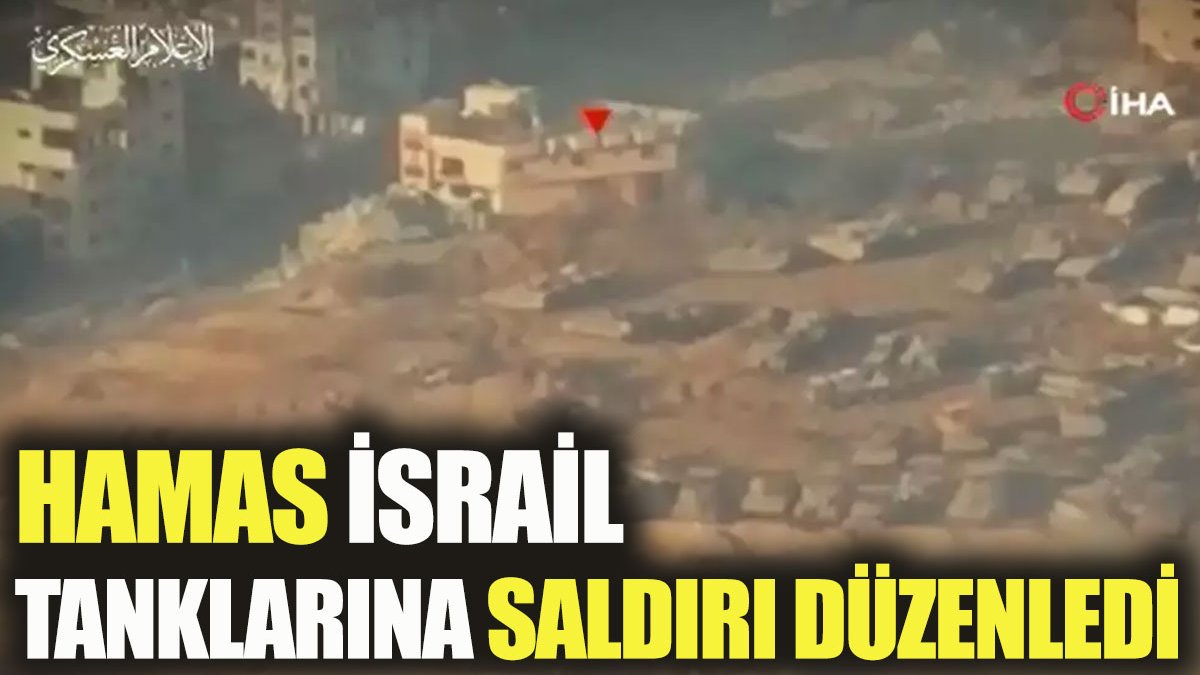 Hamas İsrail tanklarına düzenlediği saldırılarının görüntülerini yayınladı