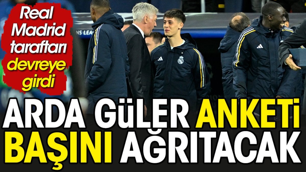 Arda Güler anketi Ancelotti'nin başını ağrıtacak