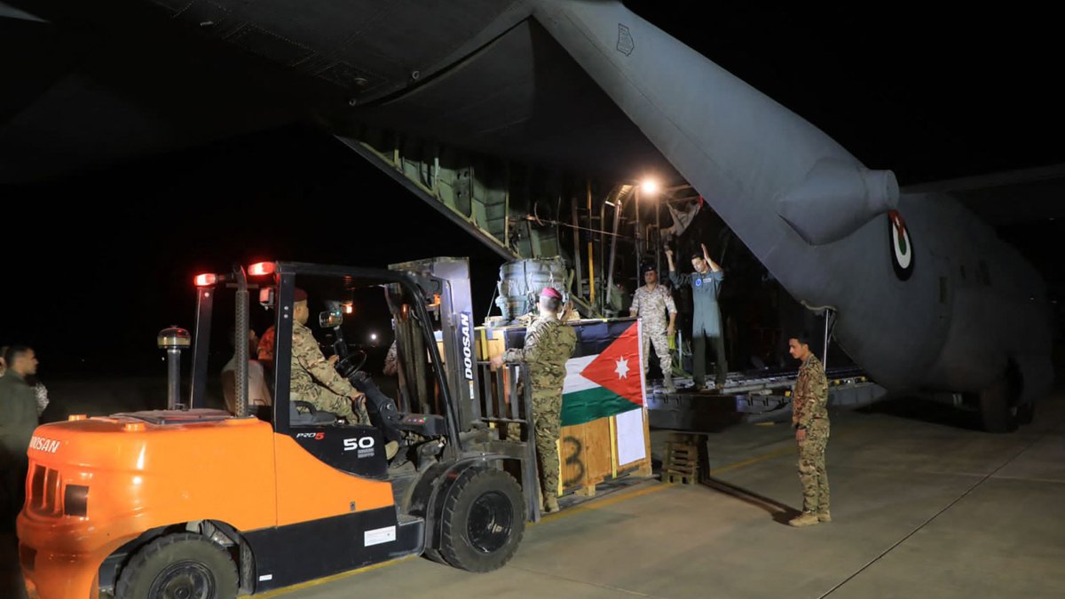 Ürdün'den Gazze'ye dördüncü yardım uçağı