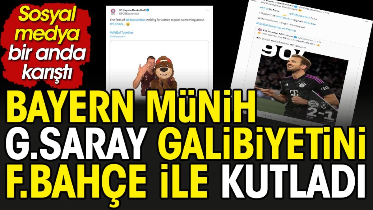 Bayern Münih Galatasaray galibiyetini Fenerbahçelilerle kutladı