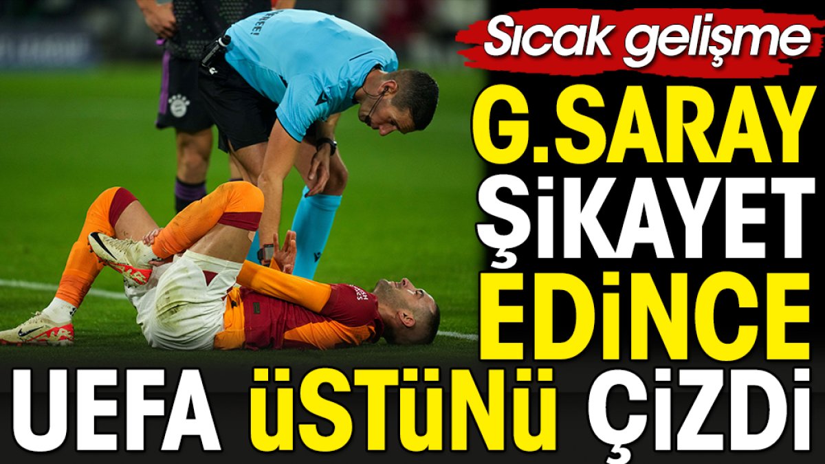 UEFA Galatasaray'ın şikayet ettiği hakemin üzerini çizdi