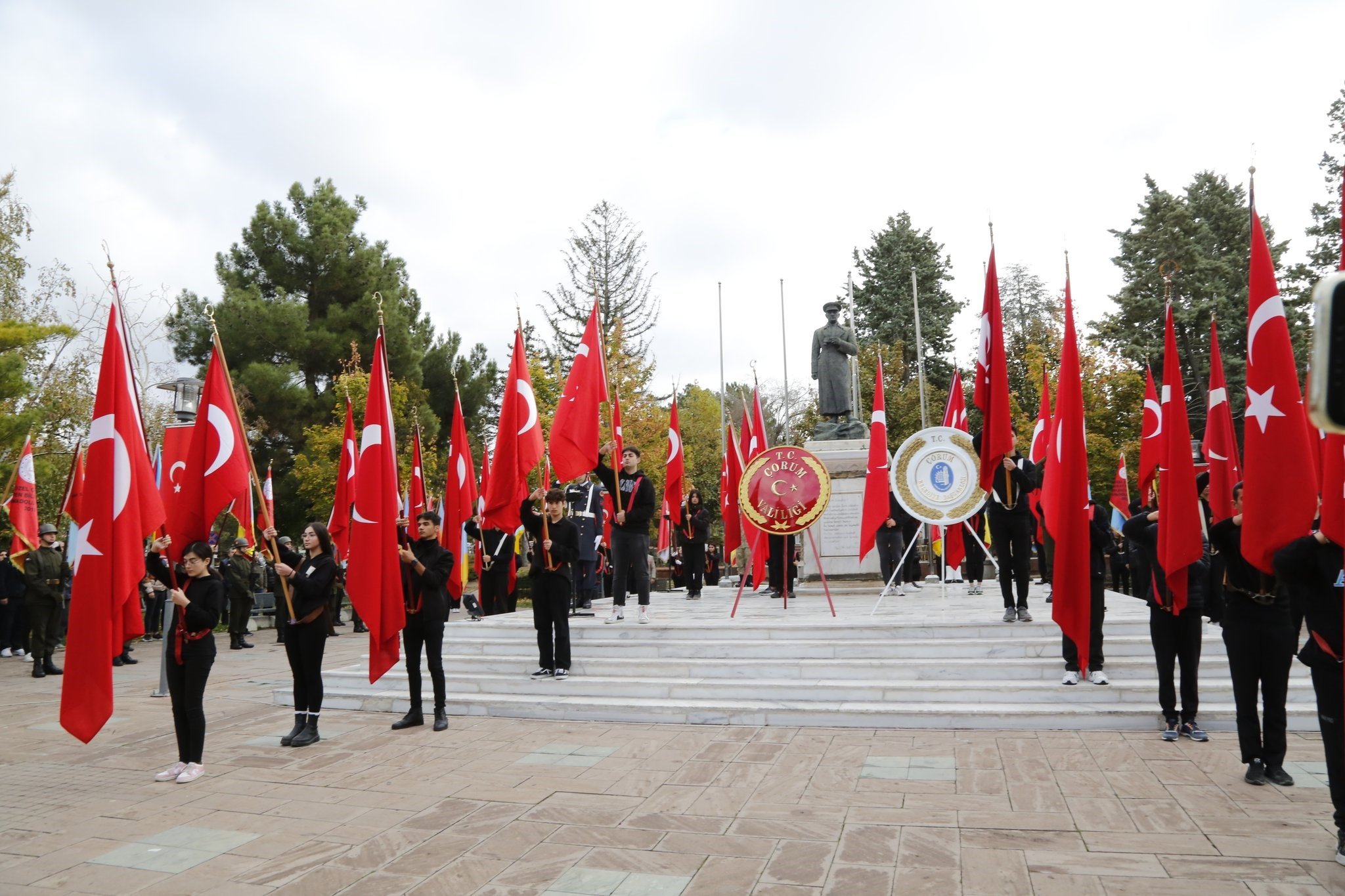 Çorum'da 10 Kasım töreni