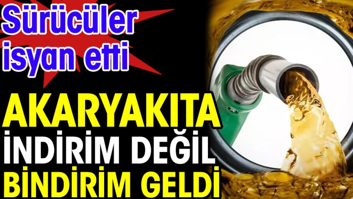 Akaryakıta indirim değil bindirim geldi. Sürücüler isyan etti