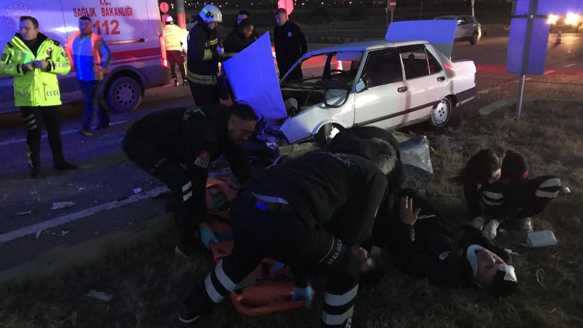 Edirne’de feci kaza: 6 yaralı