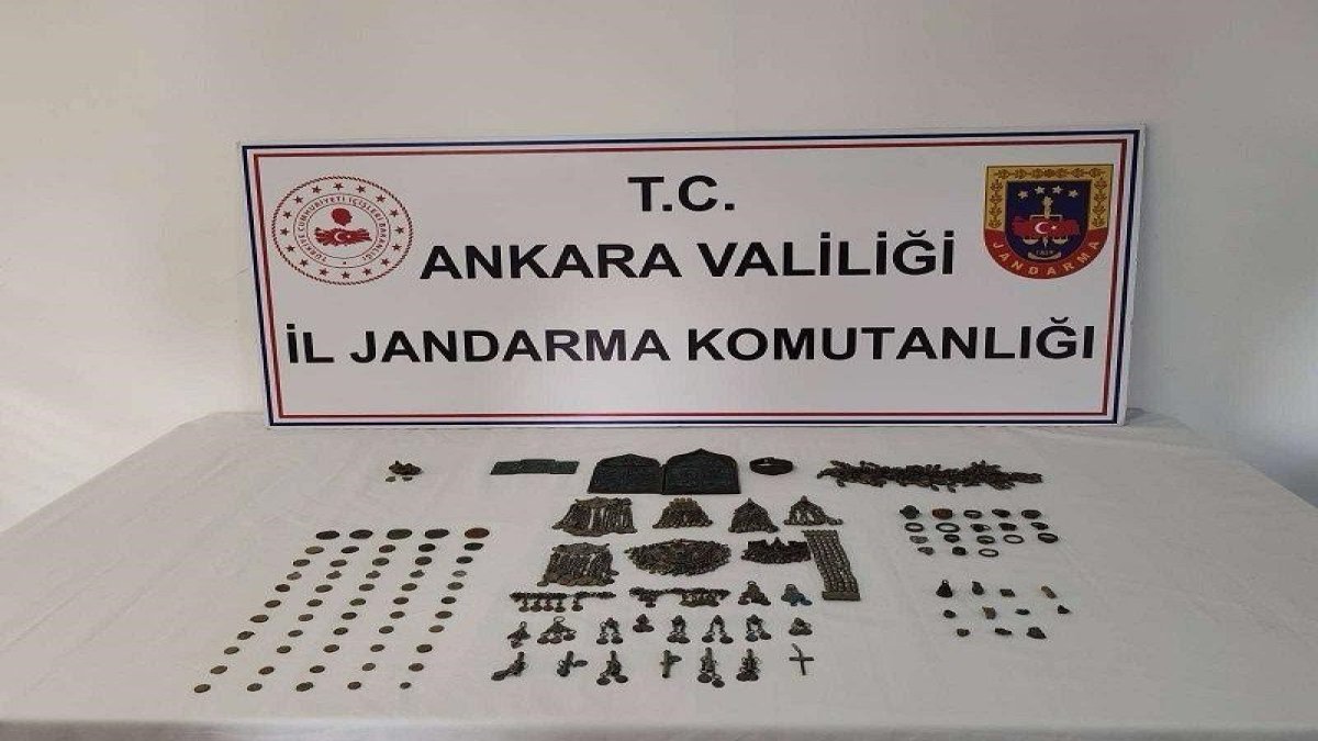 Ankara’da tarihi eser operasyonu: 2 milyon TL değerinde tarihi eser ele geçirildi