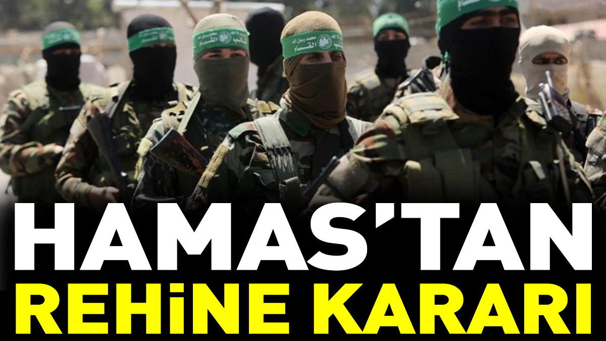 Hamas’tan rehine kararı: Görüşmeleri askıya aldık