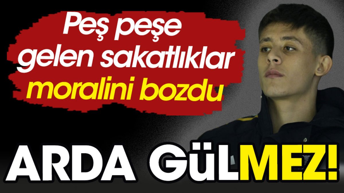 Arda Güler'in canına tak etti. Sakatlıkların ardından gözyaşlarına boğuldu